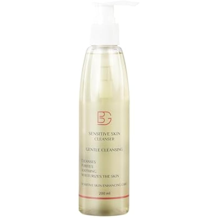 BG Sensitive Skin Cleanser – 200 ml – Gentle Cleanser for Sensitive Skin - Removes Impurities and Makeup Without Stripping or Irritation - Hydrates and Softens Skin - Image 2